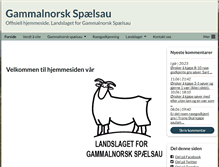 Tablet Screenshot of gammalnorskspelsau.org